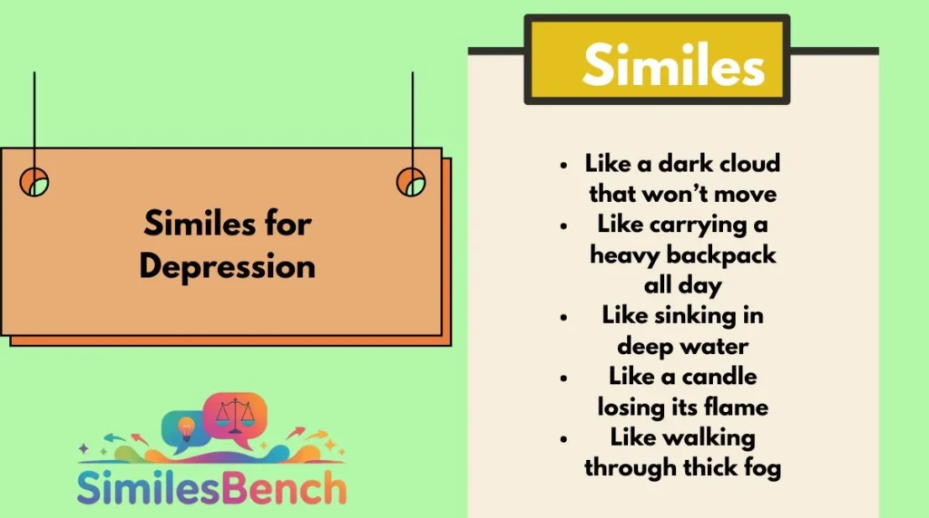 Similes for Depression