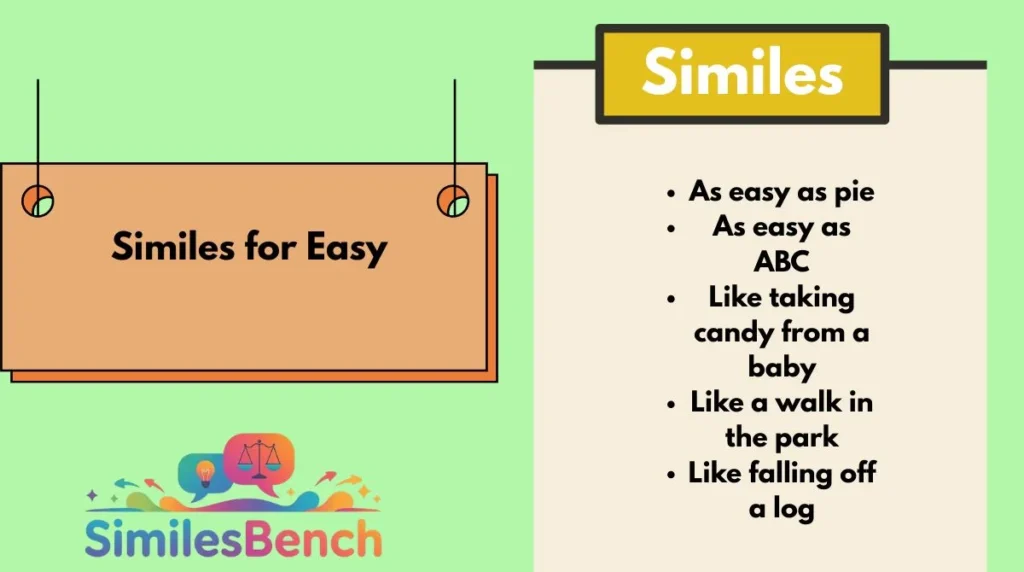Similes for Easy