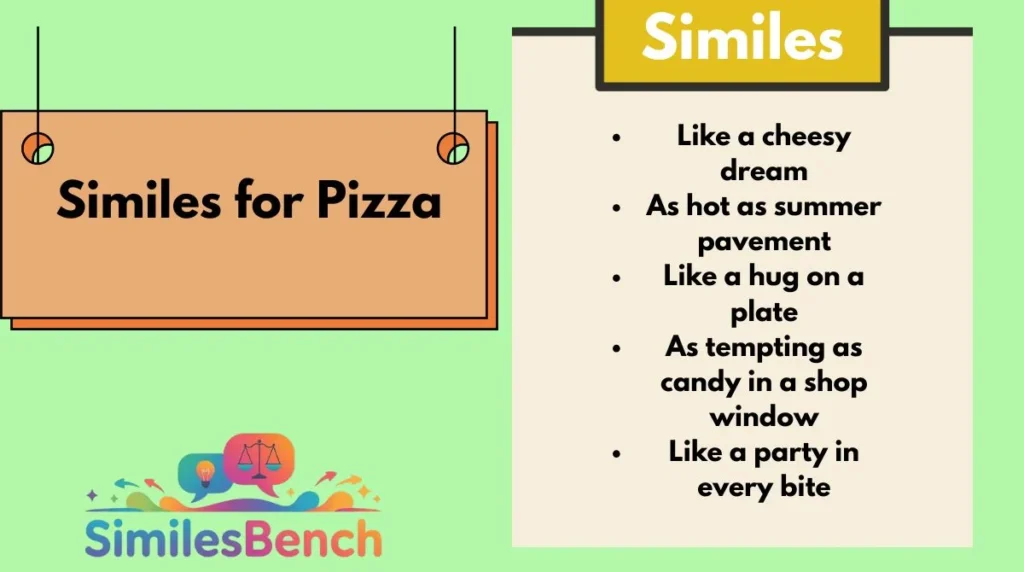 Similes for Pizza