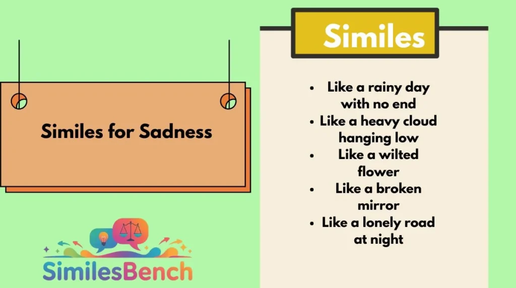 Similes for Sadness
