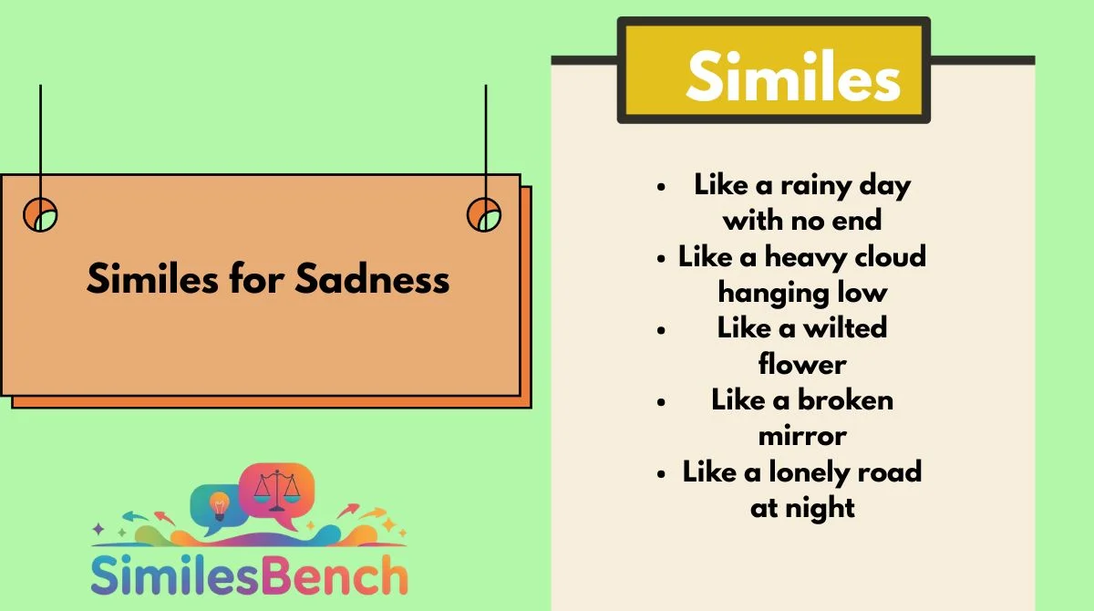Similes for Sadness