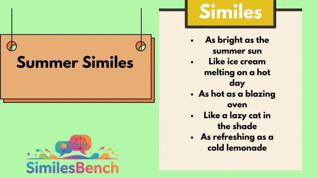 Summer Similes