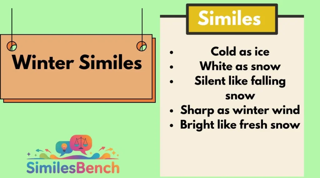 Winter Similes