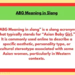ABG Meaning in slang