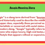Bougie Meaning Slang
