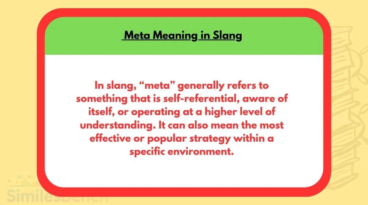Meta Significato 🧠 Meta Meaning in Slang: What It Really Means & How to Use It