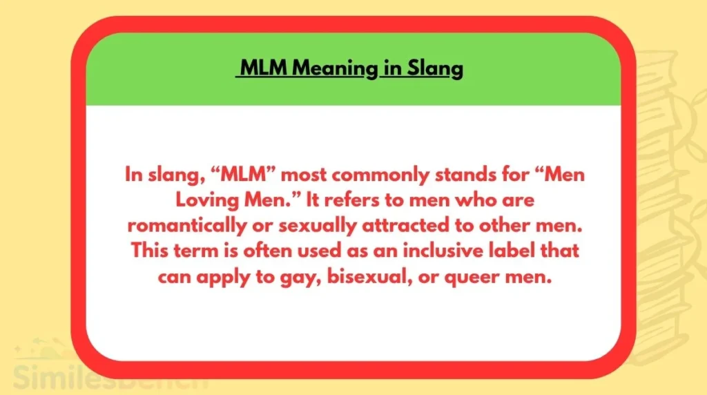 MLM Meaning in Slang