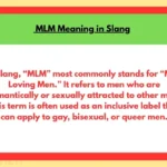 MLM Meaning in Slang
