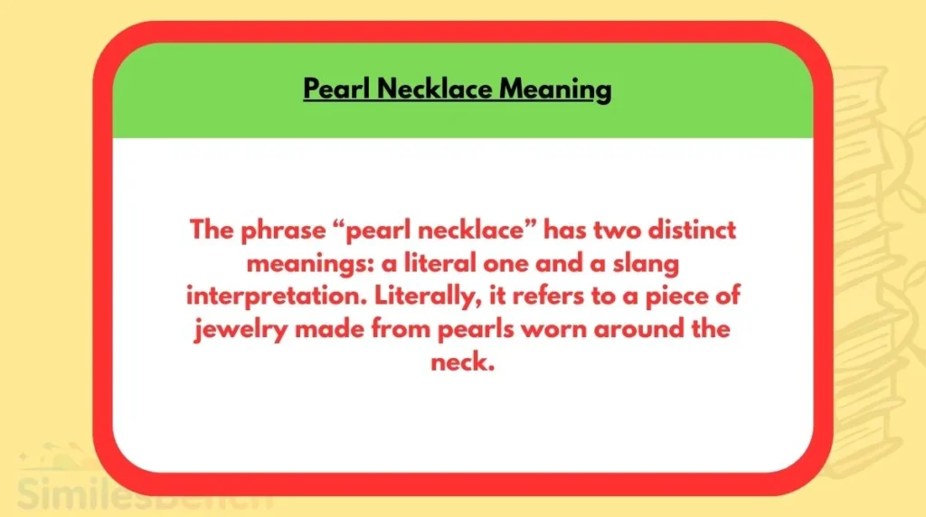 Pearl Necklace Meaning