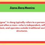 Sigma Slang Meaning