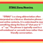 SYBAU Slang Meaning