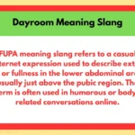 Dayroom Meaning Slang