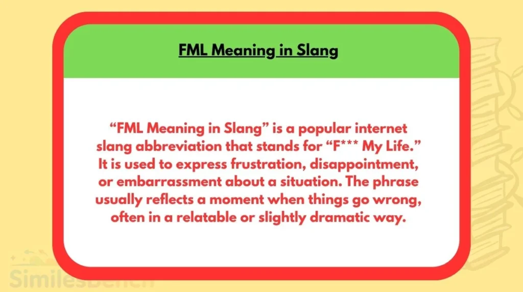 FML Meaning in Slang