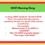 GOAT Meaning Slang