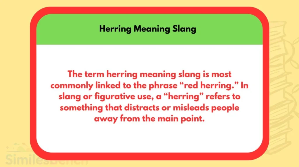 Herring Meaning Slang