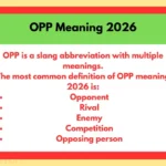OPP Meaning 2026