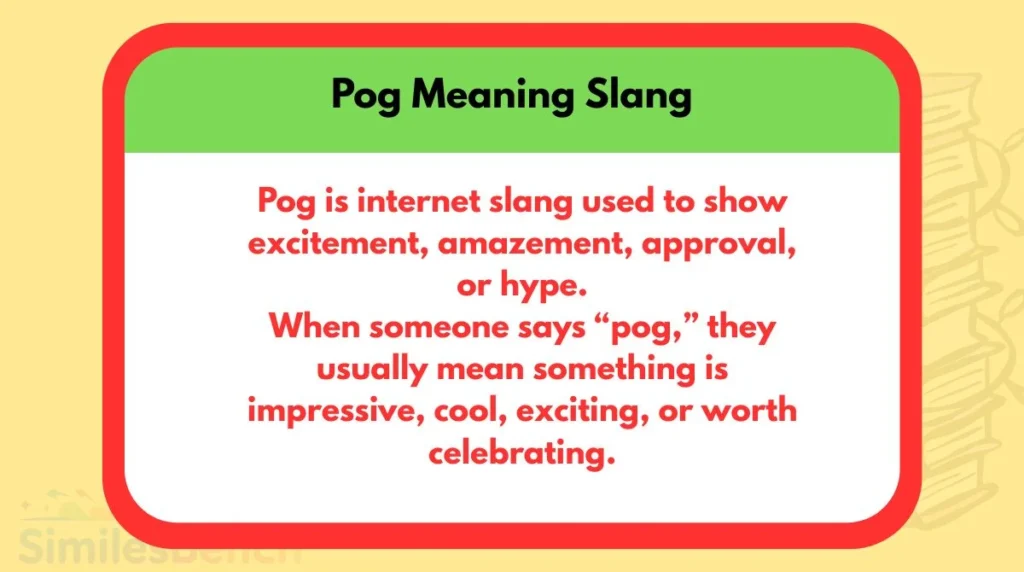 Pog Meaning Slang