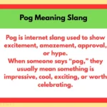 Pog Meaning Slang