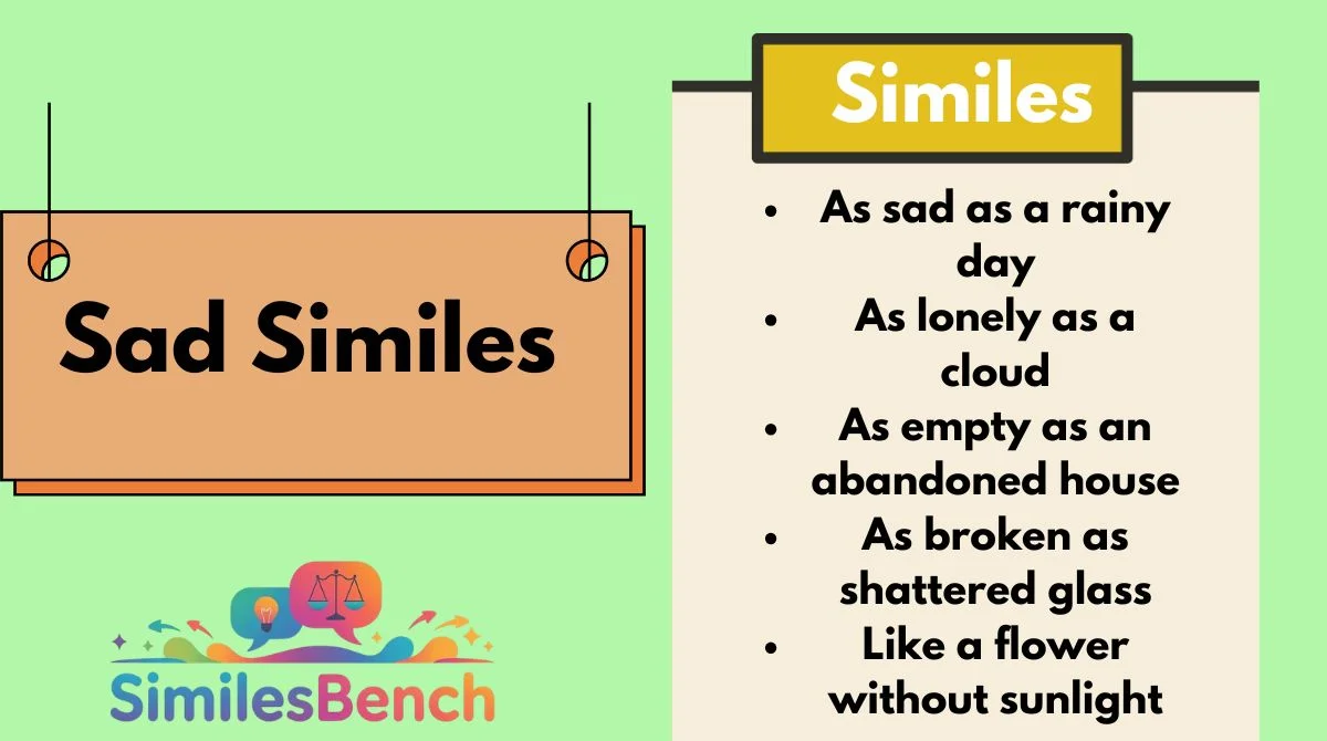Sad Similes