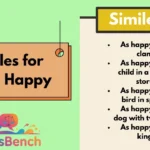 Similes for Being Happy