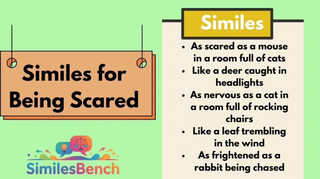 Similes for Being Scared