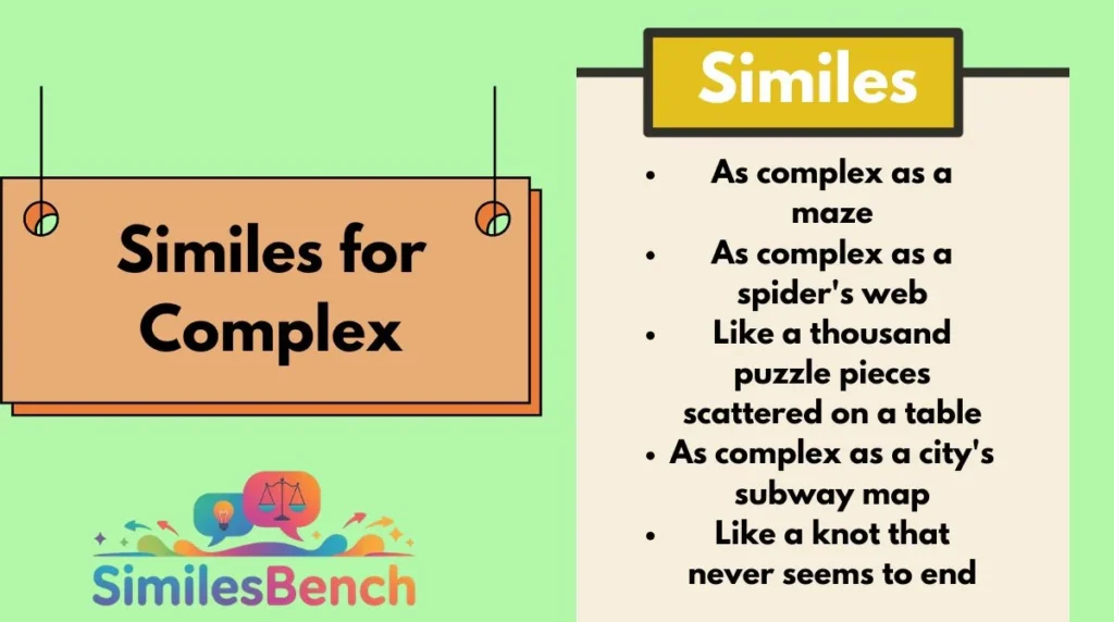 Similes for Complex