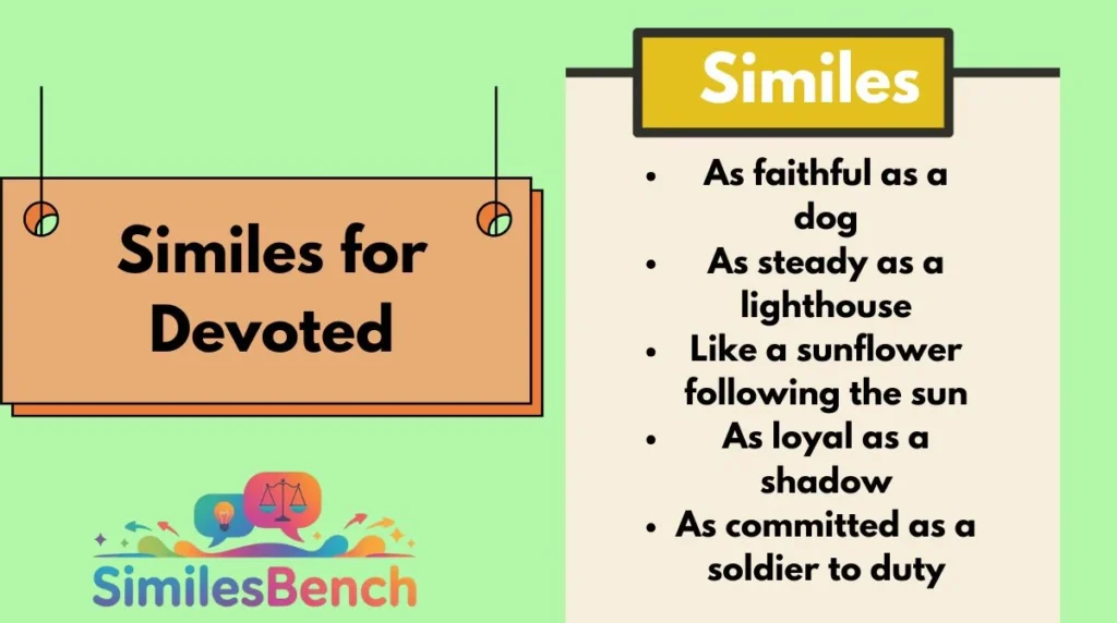 Similes for Devoted