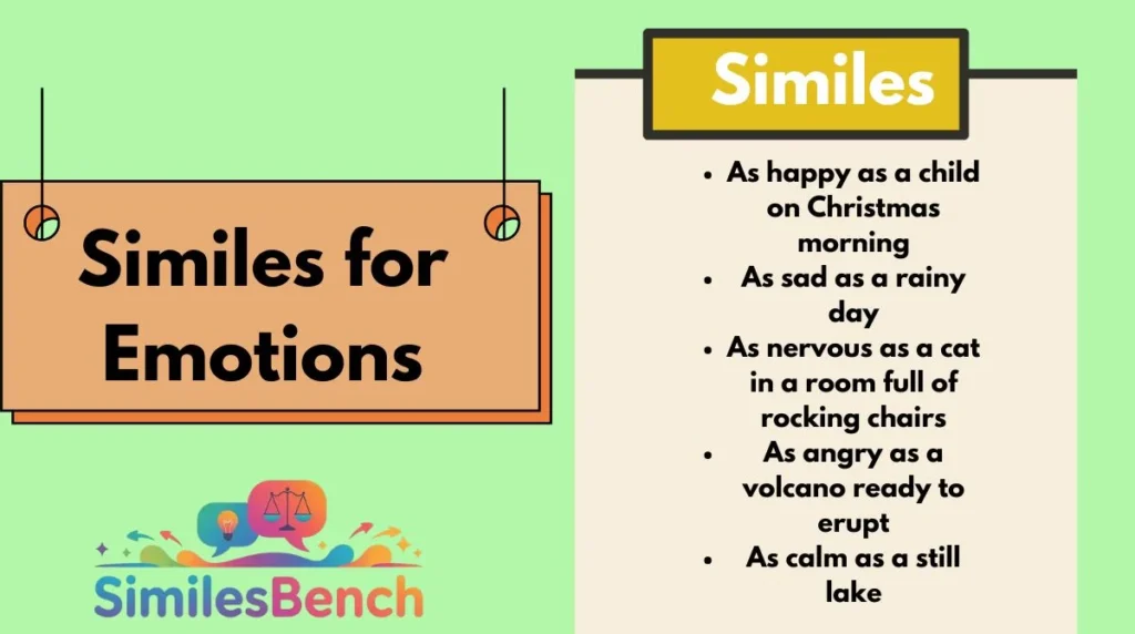 Similes for Emotions