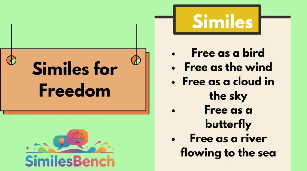 Similes for Freedom