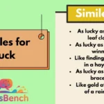 Similes for Luck