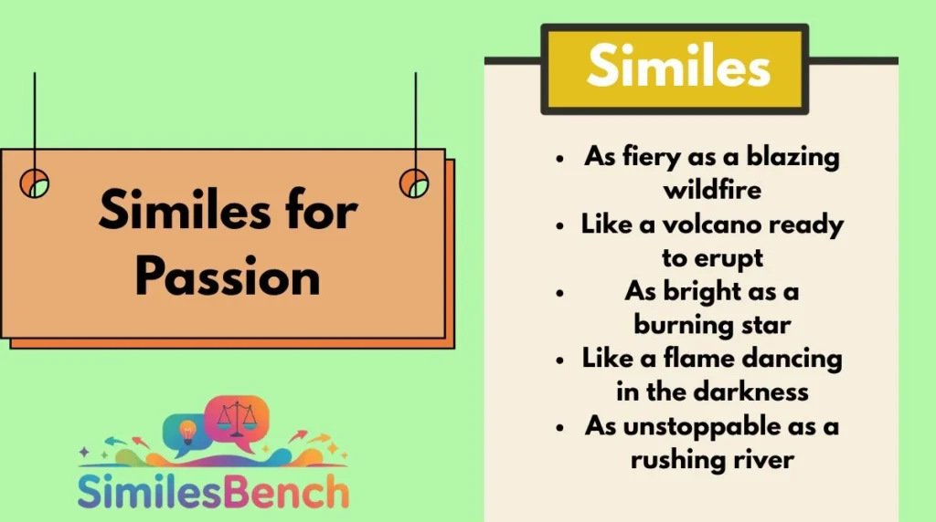 Similes for Passion