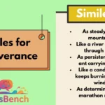 Similes for Perseverance