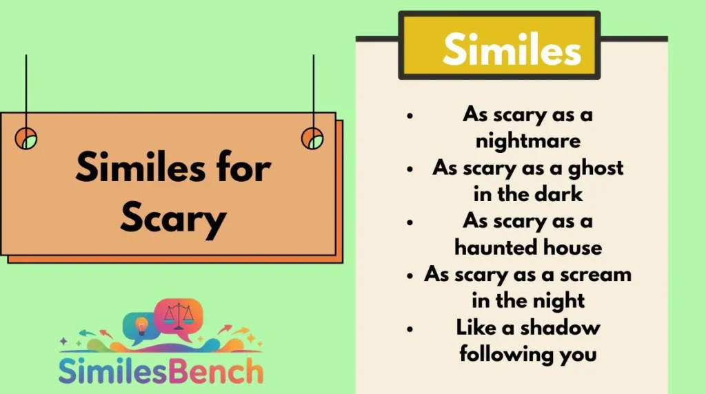 Similes for Scary