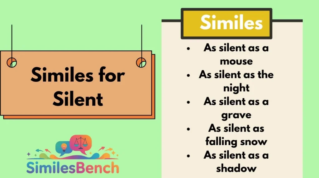 Similes for Silent