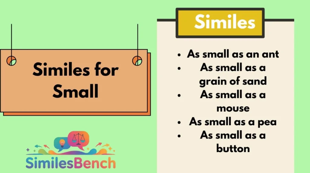 Similes for Small