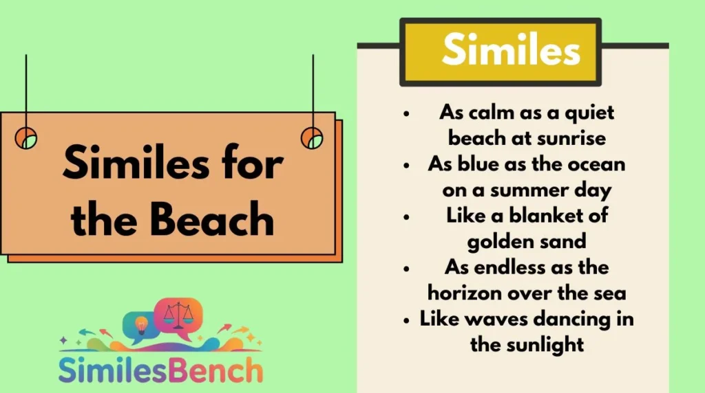 Similes for the Beach