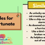 Similes for Unfortunate