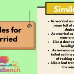 Similes for Worried