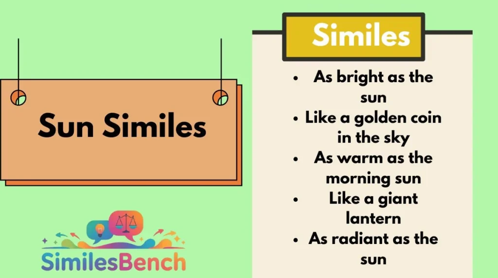 Sun Similes